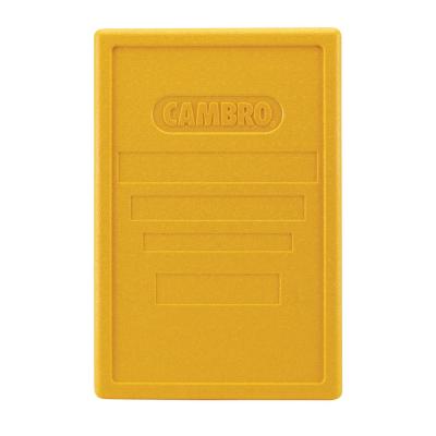 Víko pro termoizolační boxy Cam GoBox s horním plněním, Cambro, žluté, Žlutá, 600x400x(H)34mm | EPP3253LID361
